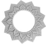 آینه مکرومه مدل خورشید - چیکا