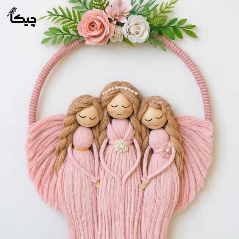وسایل عروسک مکرومه و ابزارهای مورد نیاز برای ساخت- https://chicastore.ir/
